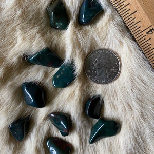 Bloodstone, Tumbled, Small Blessed image 2