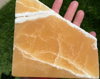 Orange Calcite, Large, Showpiece - Blessed