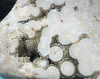 Ocean Jasper, Freeform Tumbled & Polished , One (1) Piece- Blessed