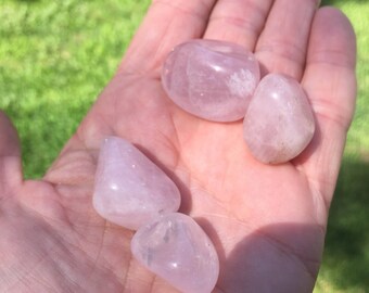 Rose Quartz, Small Tumbled - Blessed