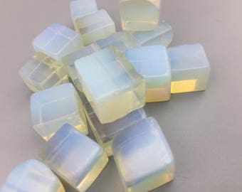 Opal, Cube, Synthetic (aka Opalite) - Blessed