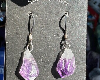 Assorted Crystal Earrings, 925 Sterling Silver Ring, One (1) set of two earrings - Blessed