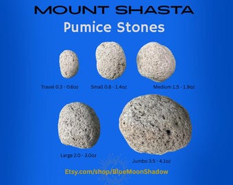 Naturlig pimpsten från Mount Shasta