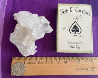Clear Quartz Point Cluster - Hoogwaardig Pronkstuk - Gezegend
