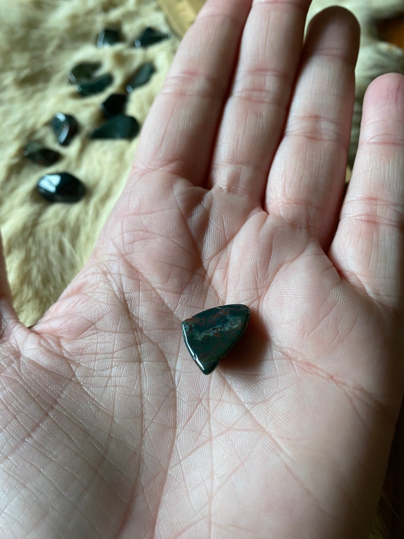 Bloodstone, Tumbled, Small Blessed image 3