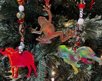 Upcycled Ornaments made in Kenya