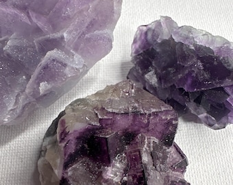 Fluorite viola (pezzo grezzo) - Benedetto