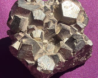 Pyrite, Cubic Formation Specimen, Raw, 10.4oz, 2.75"x2.4"x1.4" - Blessed
