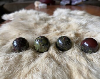 Bloodstone, Sphere, Small  - Blessed