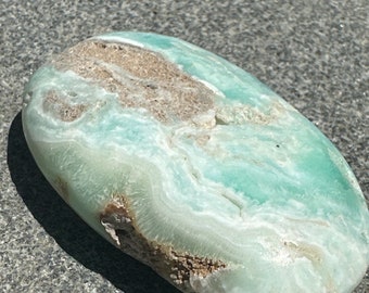 Caribbean Calcite, Palm-stone - Blessed
