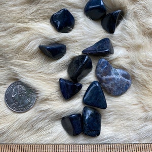 Dumortierite, Tumbled Blessed One 1 Piece image 5