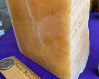 Orange Calcite, Large, Showpiece - Blessed
