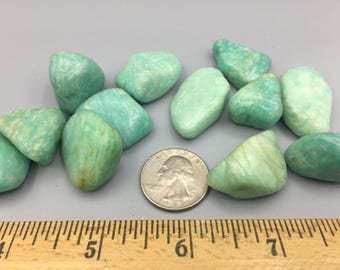 Amazonite, Small Tumbled  - Blessed