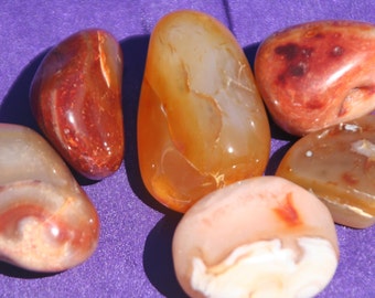Carnelian (medium, tumbled) - Blessed