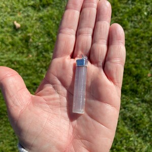 Selenite Pendant, one 1 piece Blessed image 3