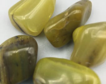 Green Opal, Tumbled, Small - Blessed