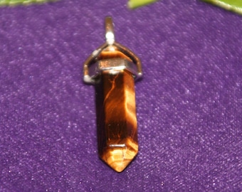 Tiger Eye Point Pendant