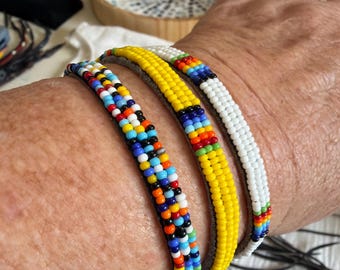 Massai Beaded Bracelet or Anklet