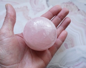 Rose Quartz Sphere | Gemstone Ball | Rose Quartz Crystal