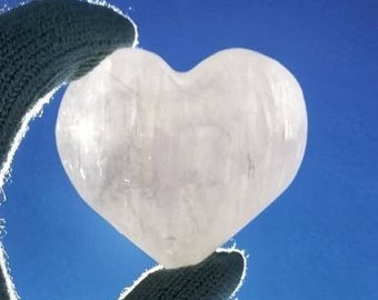 Selenite Heart Crystal | Selenite Crystal | Crystal Heart | Gift | Gemstone Heart | Sigrid Anne Design