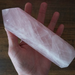 Rose Quartz Tower Polished Rose Quartz Love Stone 1lb Rose Quartz Sigrid Anne Design image 4