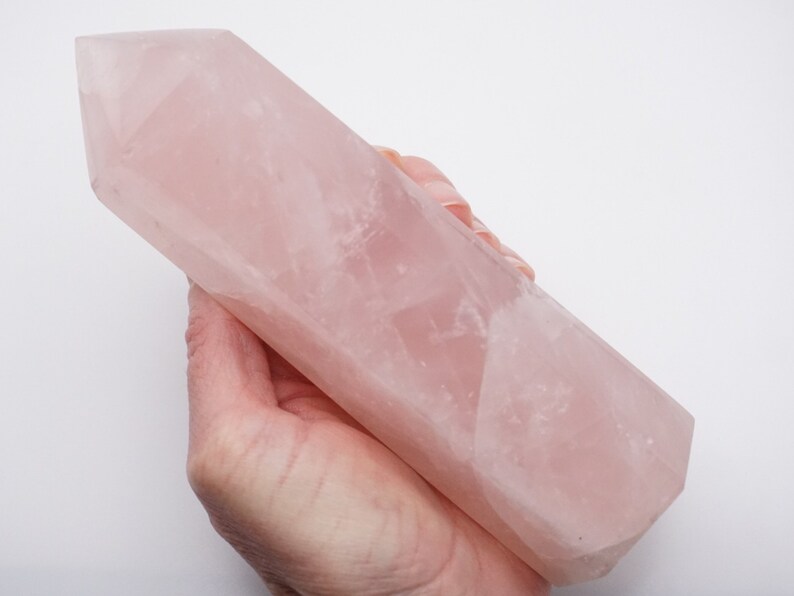 Rose Quartz Tower Polished Rose Quartz Love Stone 1lb Rose Quartz Sigrid Anne Design image 3