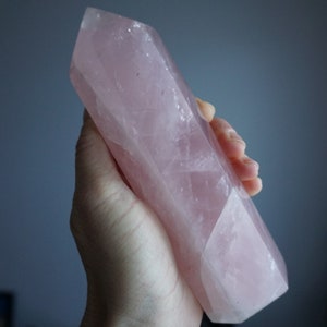 Rose Quartz Tower Polished Rose Quartz Love Stone 1lb Rose Quartz Sigrid Anne Design image 2