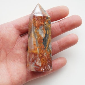 Agate Crystal Tower Agate Point Crazy Lace Agate image 9