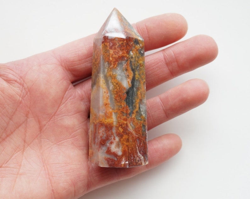 Agate Crystal Tower Agate Point Crazy Lace Agate image 9