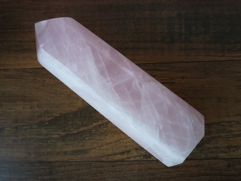 Rose Quartz Tower Polished Rose Quartz Love Stone 1lb Rose Quartz Sigrid Anne Design image 5