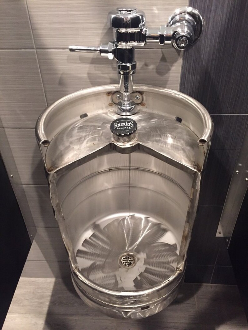 Keg Stainless Beer Keg Urinal Ultimate Man Cave keg Etsy