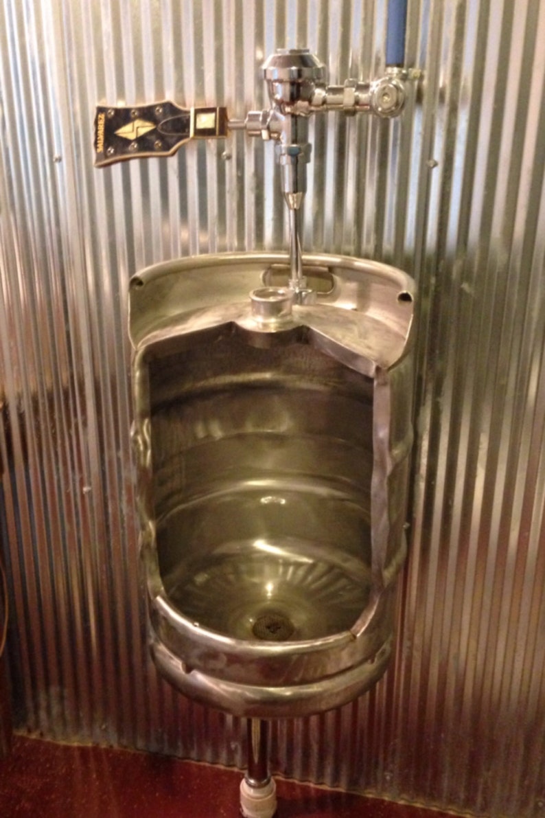 Beer Keg Urinal Stainless Novelty Toilet for Bistro Cafe Etsy