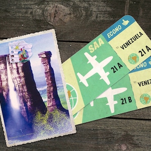 Up Movie Airline Tickets and Postcard