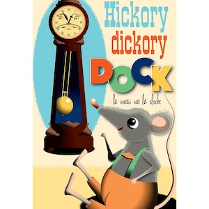 Hickory dickory dock poster FREE SHIPPING