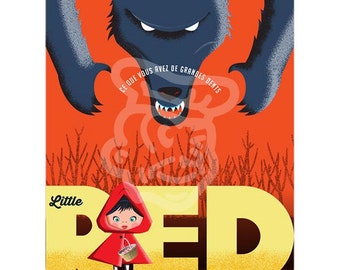 Póster A3 de Caperucita Roja ENVÍO GRATIS