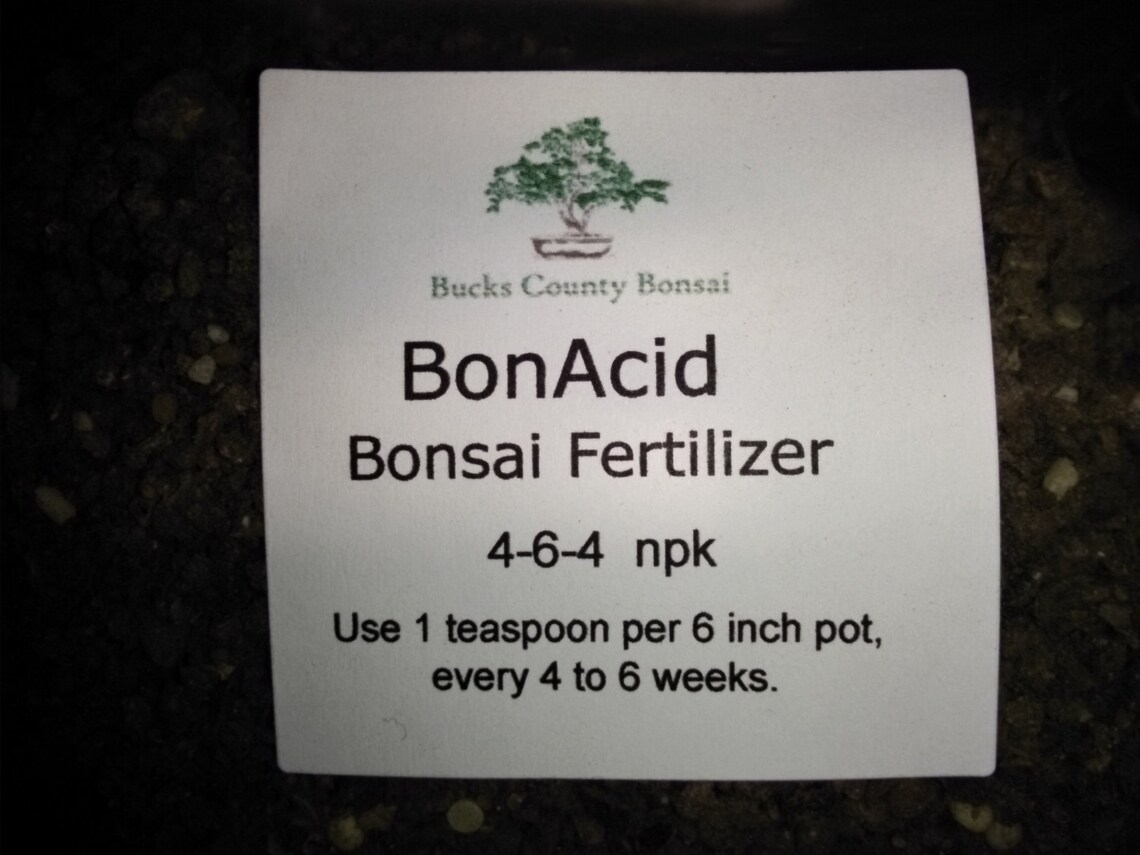 1 Lb. Bonsai Fertilizer Bonacid Bonsai Fertilizer Slow Etsy