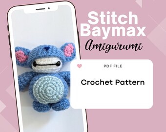 Nurse Robot with Blue Alien Ears Amigurumi Pattern | Beginner Crochet PDF