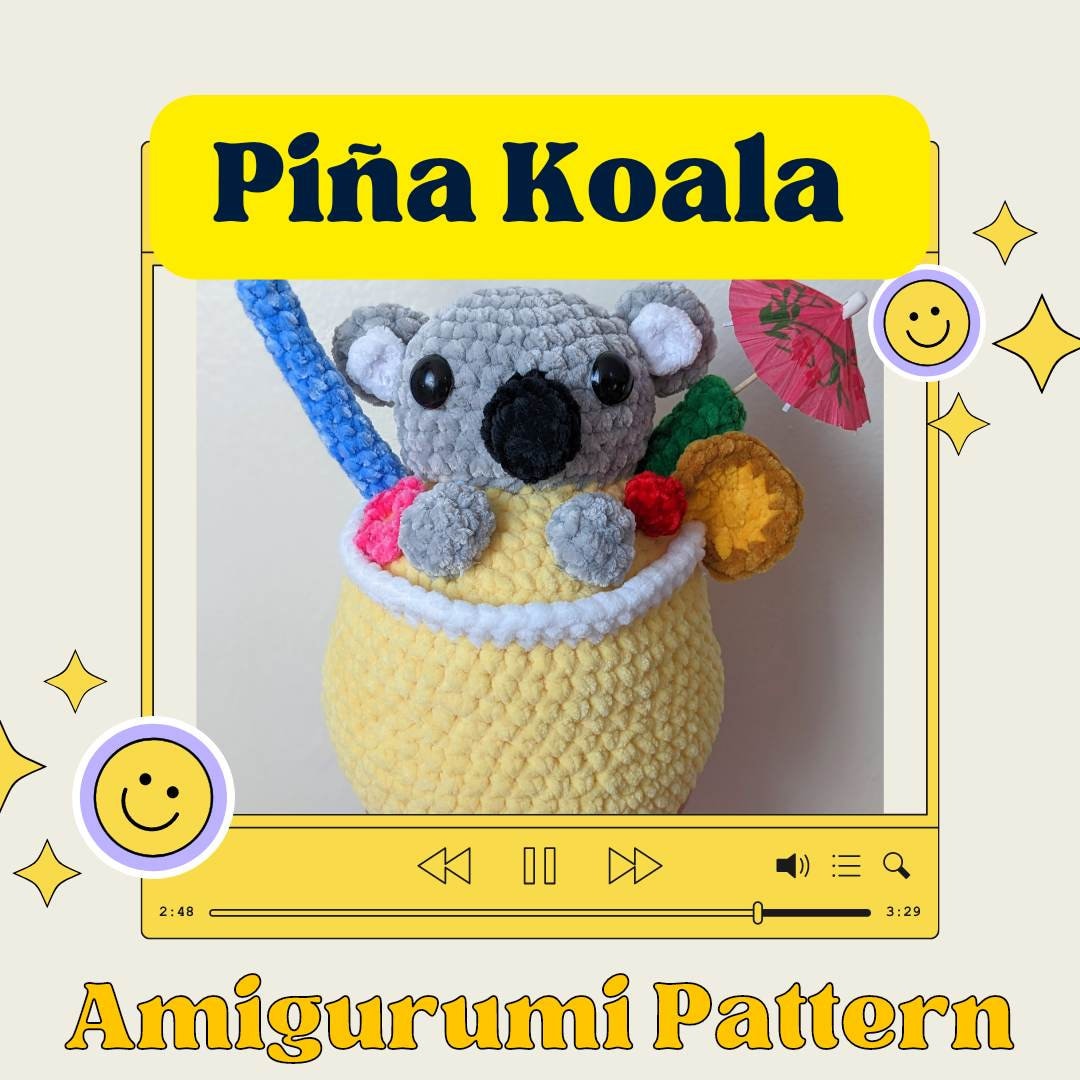 Pina Koala Crochet Pattern Etsy