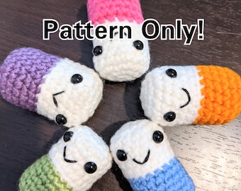Amigurumi Happy Pill (pattern)