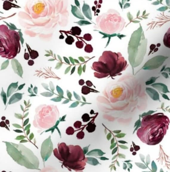 floral muslin swaddle blanket