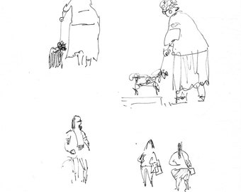 Download "Dog show" and "Lady with a Dog" - you can blow it up and crop a print.