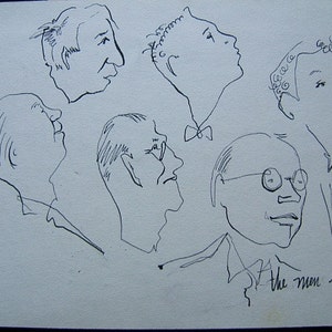 The Men Eyed autorstwa Dorothy Messenger, odpowiednik dzieła The Women Sighed, oryginał.