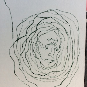 Drugi „Spiral Man”, kopia rzadkiego oryginału, inna niż pierwszy Spiral Man, darmowa wysyłka w USA.