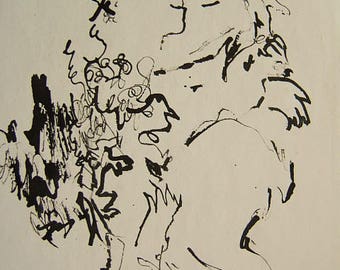 Like the Grateful Dead? Bliss, by Dorothy Messenger  - happy couple  copy, on thin off white paper. This is featured in a book about &#39;em