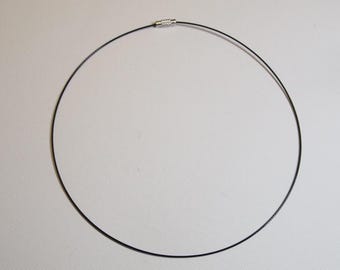 1 Black 18&quot; Cable Necklaces With Screw Clasp DIY Supplies Jewelry Making Jewelry