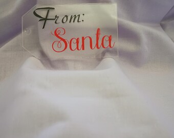 Reuseable Santa Tag