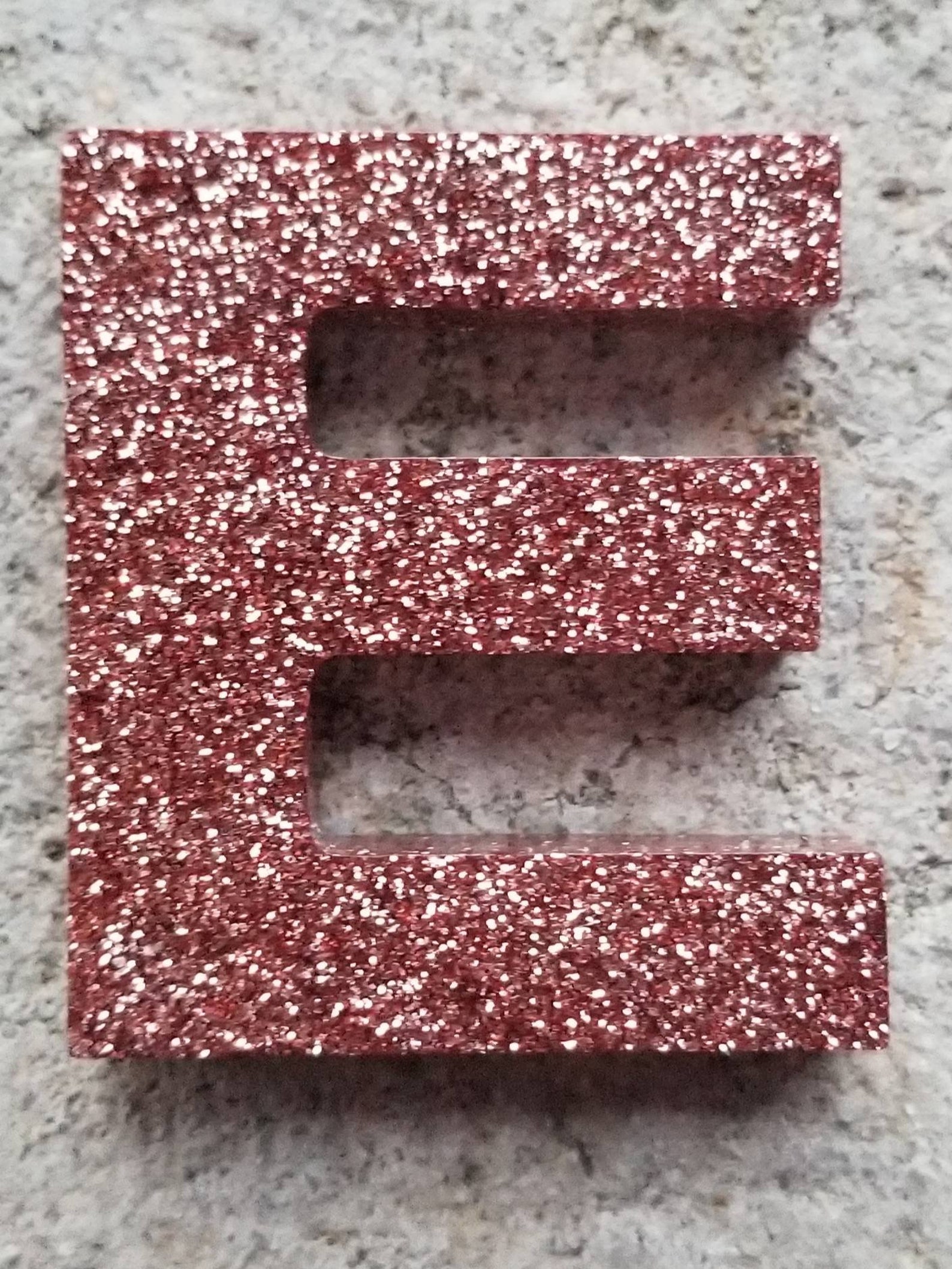 Letter E Initial Keychain Acrylic Keychain Custom Keychain | Etsy