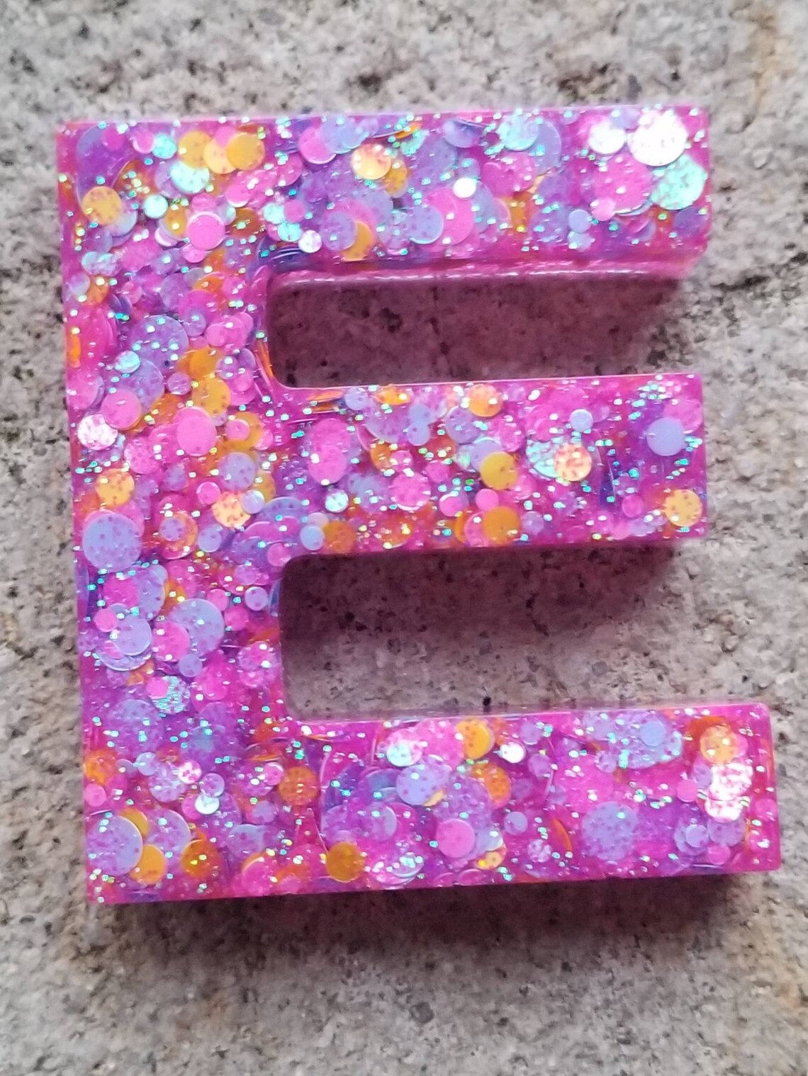 Letter E Initial Keychain Acrylic Keychain Custom Keychain | Etsy