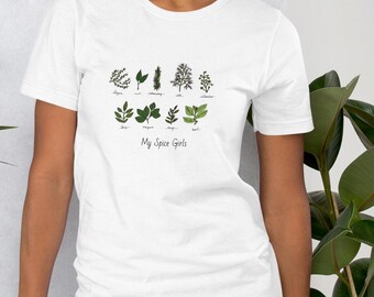 Herbal T-Shirt, Funny Gardening T-shirt, Plant Humor, Herbal Cooking, Soft Cotton Top, Witty Garden Gift, Culinary Herb Lover Shirt