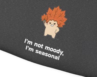 Graphic Fall Sweatshirt, Maple Leaf Creature, Autumn Hoodie, Cozy Pumpkin Season Sweatshirt Gift, Seasonal Humor